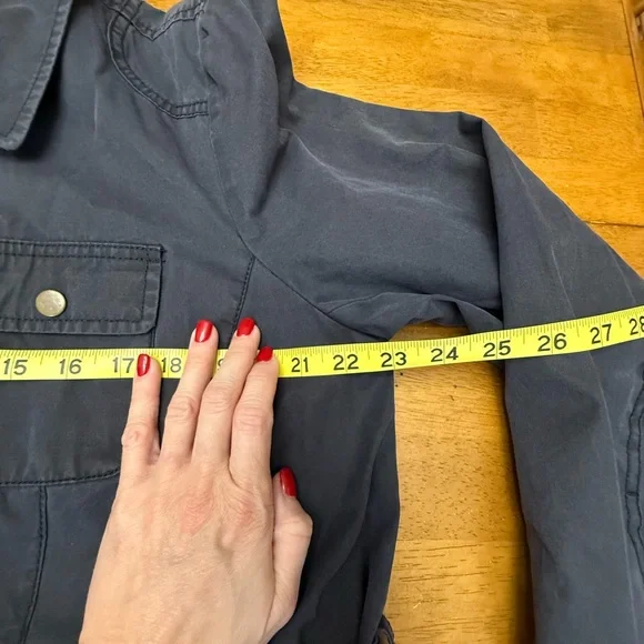 Talbots Navy Canvas Jacket 1X - Picture 7 of 7